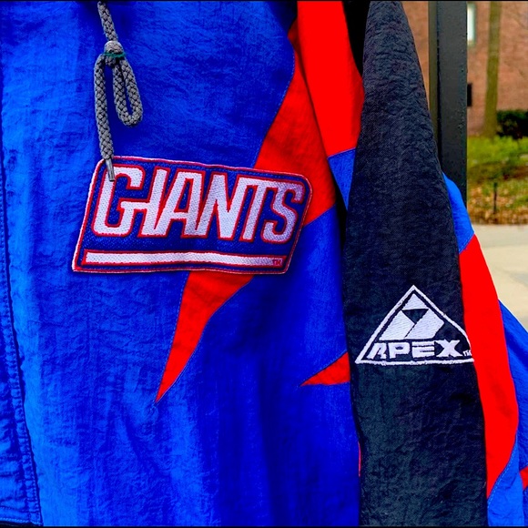90s VTG Shark Tooth | NFL Pro Line | NEW YORK GIANTS Jacket - Picture 6 of 12